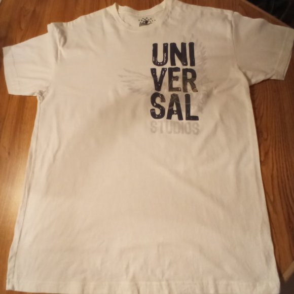 UNIVERSAL STUDIOS NWOT FL MENS WHITE T SHIRT SZ XL - Picture 1 of 4